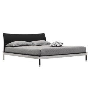 WAVE DARK GREY BED FRAME