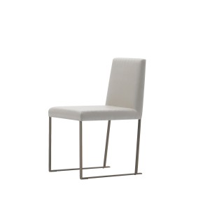 lia modern industrial leather dining chair