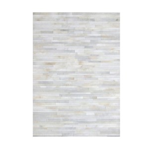 RUG-COWHIDE-LEATHER-WHITE