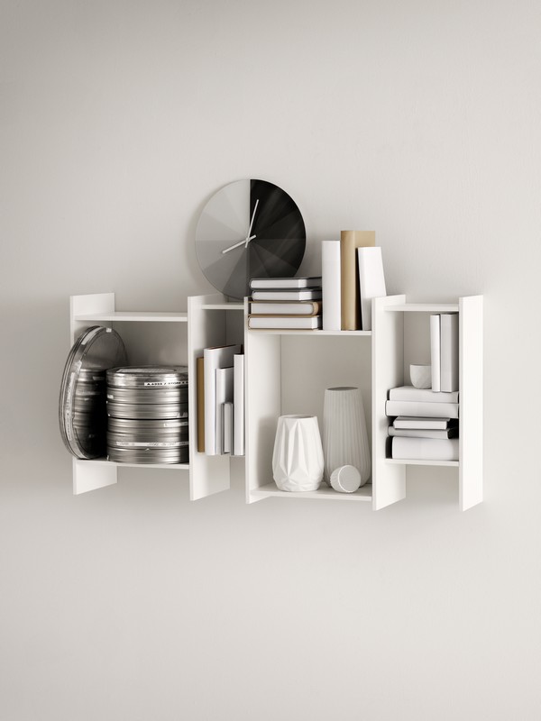 Como modern hanging bookshelf