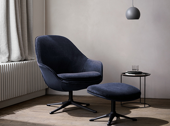 Adelaide Blue Velvet Armchair