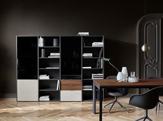 Copenhagen Three-Tone Bookcase