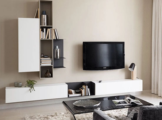 Lugano tv shelf