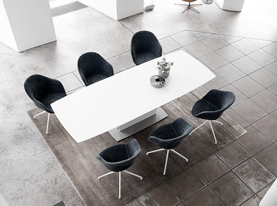 Milano Metropolitan White Table