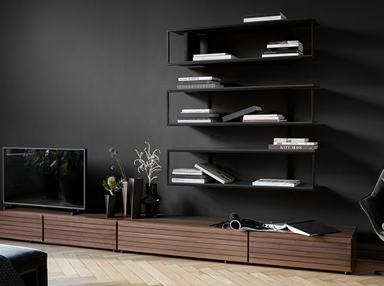 Bordeaux modern storage wall unit