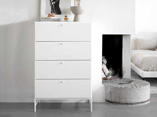 White dresser