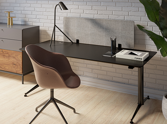 phoenix black office desk