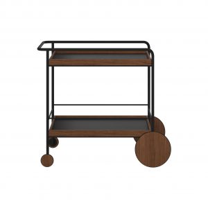 sydney black bar cart